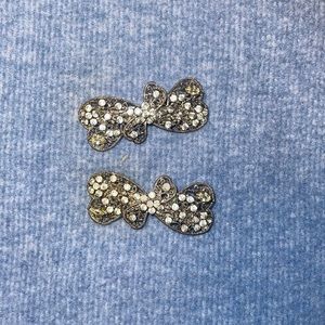 2 BRAND NEW GEMSTONE HAIR CLIPS